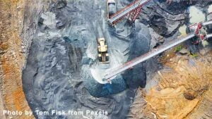 Birds Eye View of Mining