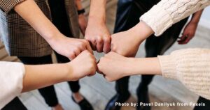 Group of People Showing Teamwork and Unity