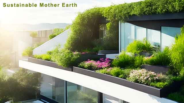 vegetation on rooftops