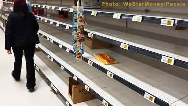 Empty Grocery Store